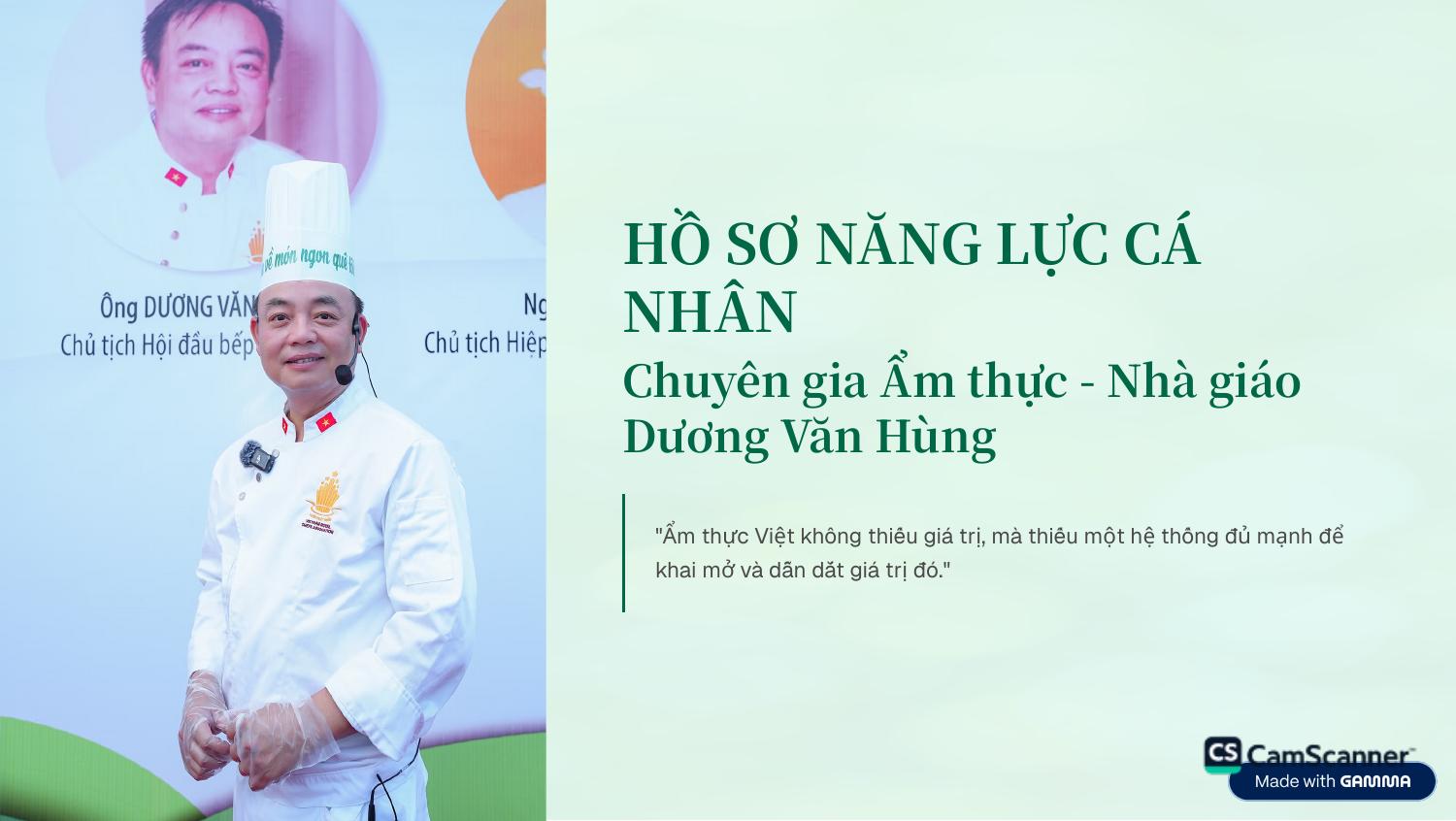 Nghệ nhân Dương Văn Hùng